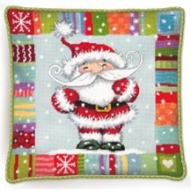 Набір для вишивання гобеленом "Санта з візерунком//Patterned Santa" DIMENSIONS 71-09157