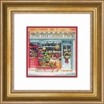 Набір для вишивання хрестиком "Кавовий магазин//Coffee Shoppe" DIMENSIONS 70-08973