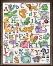 Набір для вишивання хрестиком "ABC Sampler/Семплер Алфавіт" Design Works