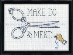 Набір для вишивання хрестиком "Mend//Залатати" Design Works