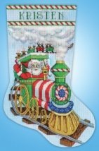 Набір для вишивання хрестиком "Santa's Train//Поїзд Санти" Design Works