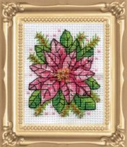 Набір для вишивання хрестиком "Poinsettia//Пуансеттія" Design Works