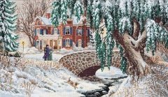 Набір для вишивання хрестиком "Зимові мережива//Winter Lace" DIMENSIONS 35111