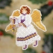 Набір для вишивання "Snow Angel//Сніговий Ангел" Mill Hill MH187306