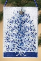 Набір для вишивання "Silvery Tree //Срібна ялинка" Mill Hill MH160303