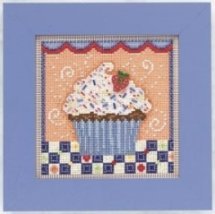 Набір для вишивання "Chocolate Cupcake//Шоколадний кекс" Mill Hill MH141106