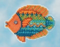 Набір для вишивання "Fancy Fish//Маскарадна рибка" Mill Hill MH181613