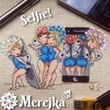 Набір для вишивання хрестиком "Селфі" Мережка