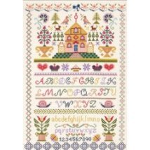 Набір для вишивання "Семплер (Traditional Sampler)" ANCHOR