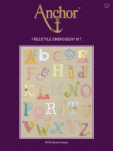 Набір для вишивання Гладь "Алфавіт (Alphabet)" ANCHOR