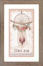 Набір для вишивання хрестиком "Квітковий ловець снів//Floral Dream Catcher" DIMENSIONS 70-35375
