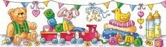 Набір для вишивання хрестиком "Новонароджений//New Baby" Heritage Crafts