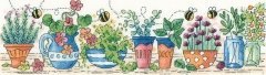 Набір для вишивання хрестиком "Трав'яний сад//Herb Garden" Heritage Crafts