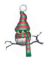 Набір для вишивання хрестиком "Сова Оллі//Ollie Owl" Heritage Crafts