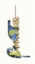 Набір для вишивання хрестиком "Голубі синички//Blue Tits" Heritage Crafts