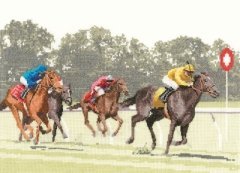 Набір для вишивання хрестиком "Фінішна пряма//Finishing Post" Heritage Crafts
