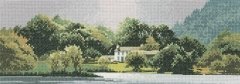Схема для вишивання хрестиком "Дім біля річки//Lakeside House" Heritage Crafts