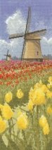 Схема для вишивання хрестиком "Поле тюльпанів//Tulip Fields" Heritage Crafts