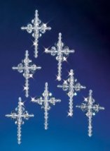Набір для бісероплетіння "Crystal Crosses//Кришталеві Хрести" The Beadery