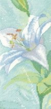 Схема для вышивания крестом "Лилия А//Lily A" Heritage Crafts
