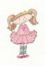 Схема для вишивання хрестиком "Балерина//Ballerina" Heritage Crafts