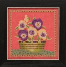 Набір для вишивання "Pansies//Братки" Mill Hill DM301911