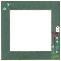 Оригинальна рамка Matte Green w/birdhouses для наборів Mill Hill
