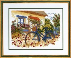 Набір для вишивання "Синій велосипед (Blue bike)" Eva Rosenstand