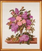 Набір для вишивання "Троянди і бузок (Lilac/roses)" Eva Rosenstand