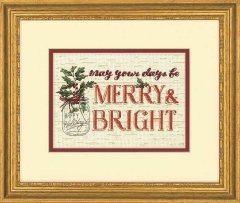 Набір для вишивання хрестиком "Весело та яскраво"//Merry and Bright" DIMENSIONS 70-08982