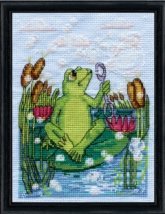 Набір для вишивання хрестиком "Frog//Жаба" Design Works
