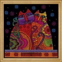 Набір для вишивання хрестиком "Cat Pair//Пара кішок" Design Works