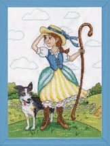 Набір для вишивання хрестиком "Little Bo Peep//Маленька Бо Піп" Design Works
