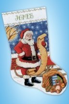 Набір для вишивання хрестиком "Santa's List//Список Санти" Design Works
