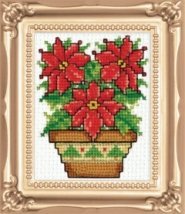 Набір для вишивання хрестиком "Poinsettia//Пуансеттія" Design Works