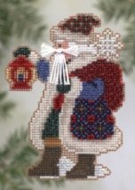 Набор для вышивания "Ice Cap Santa//Ледяная шапка Санта" Mill Hill