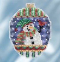 Набір для вишивання "Snowman Greetings//Привітання сніговика" Mill Hill