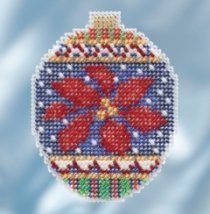 Набір для вишивання "Christmas Poinsettia//Різдвяна пуансеттія" Mill Hill