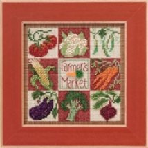 Набір для вишивання "Farmer's Market//Фермерский ринок" Mill Hill