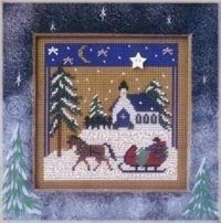 Набір для вишивання "Sleigh Ride//Поїздка на санчатах" Mill Hill