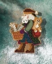 Набір для вишивання "Smoky Mountain Santa//Санта" Mill Hill