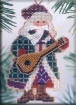 Набір для вишивання "Mandolin Santa//Санта" Mill Hill