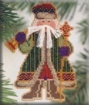 Набір для вишивання "Bell Ringer Santa//Дзвонар Санта" Mill Hill