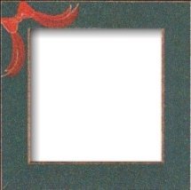Оригінальна рамка Matte Green w/Red Bow для наборов Mill Hill