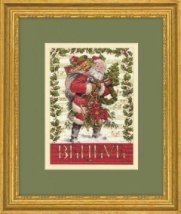 Набір для вишивання хрестиком "Believe in Santa//Вірити в Санту" DIMENSIONS