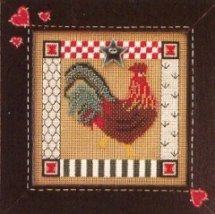 Набір для вишивання "Folk Art Rooster//Фолк півень" Mill Hill