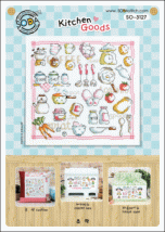 Набір для вишивання (Aida 14) ''Kitchen Goods//Кухонне приладдя'' SODA Stitch