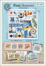 Набір для вишивання (Aida 14) ''Four Seasons<Summer>//Чотири сезони Літо'' SODA Stitch