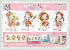 Набір для вишивання (Aida 14) ''Elf's Garden//Сад ельфів'' SODA Stitch