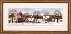 Набір для вишивання хрестиком "Мальовнича ферма//Scenic Farm" DIMENSIONS